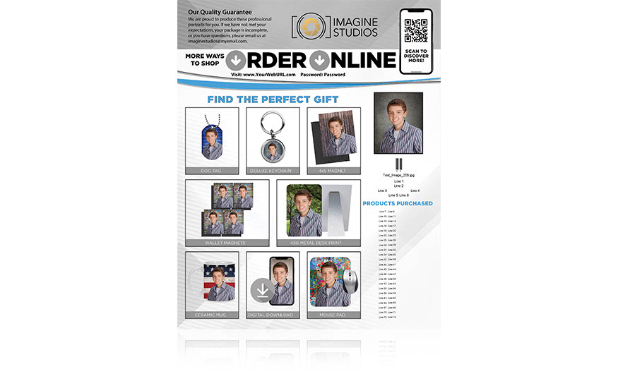 school photo print packages