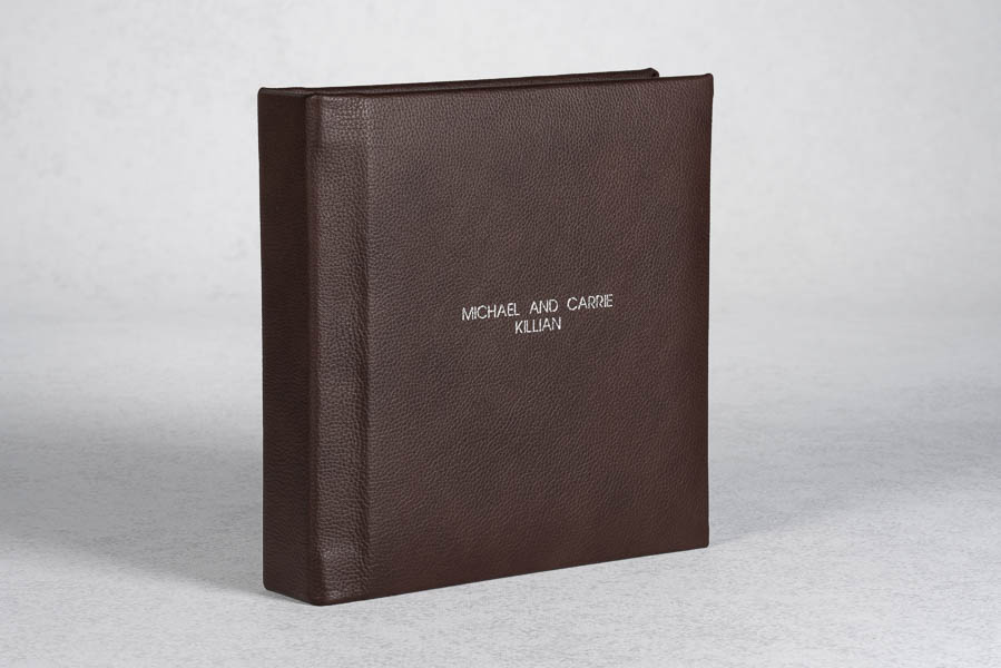 Genuine leather album cover