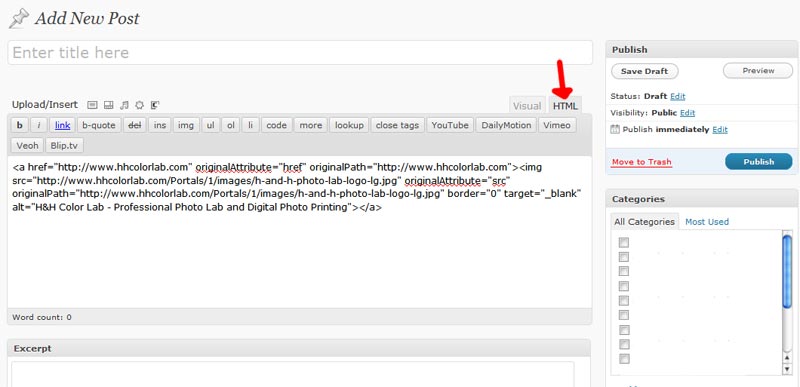 WordPress Blog Post