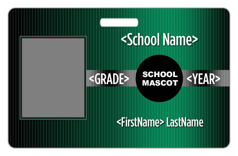 Horizontal Id Card Design
