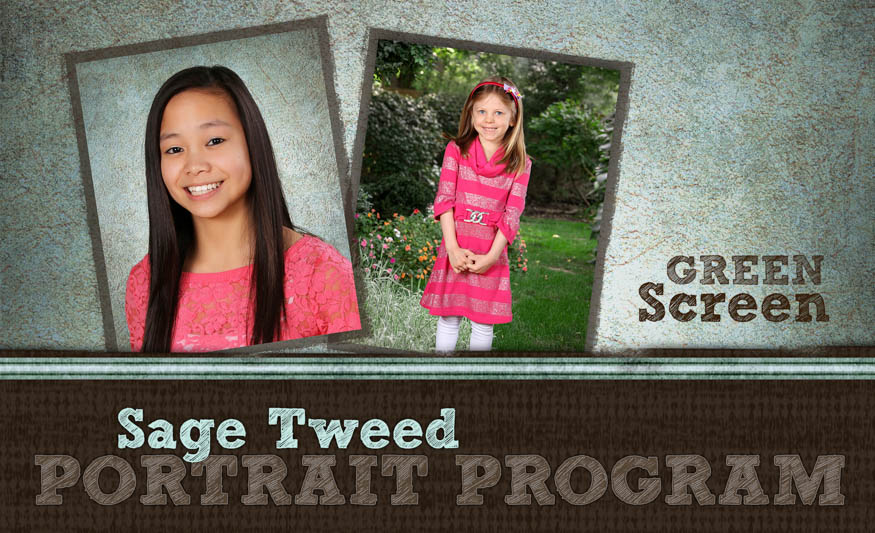 Sage Tweed Portrait Program - Green Screen