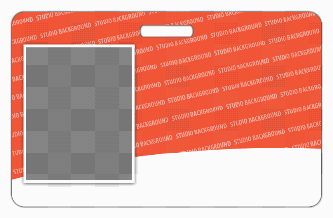 Adding a studio background to an ID card