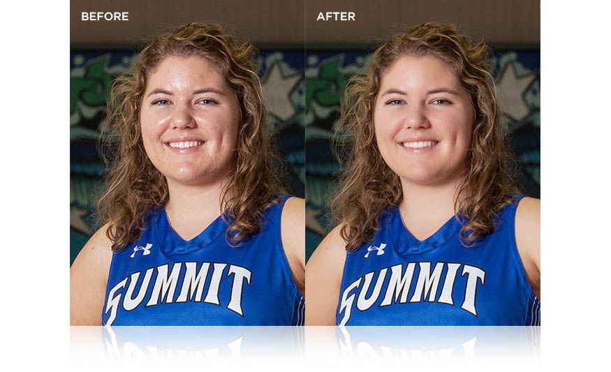 Sports image retouching