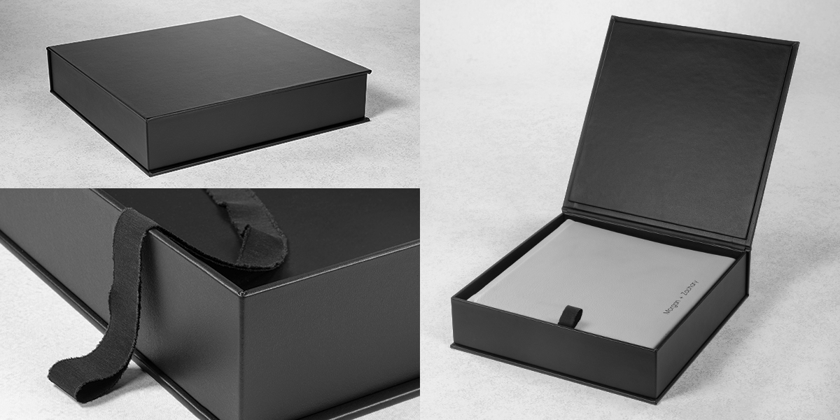 Leather album box