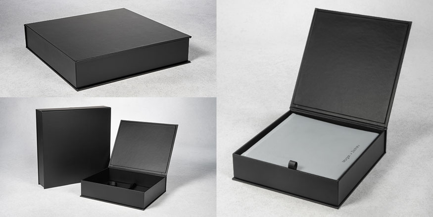 Leather album box