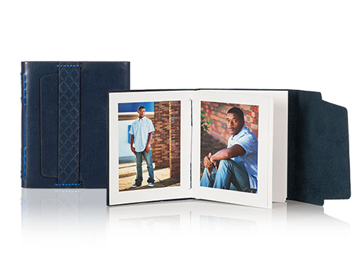 mini leather wrap albums