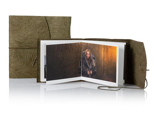 tooled leather wrap albums