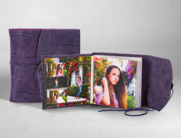 Tooled Leather Wrap Albums
