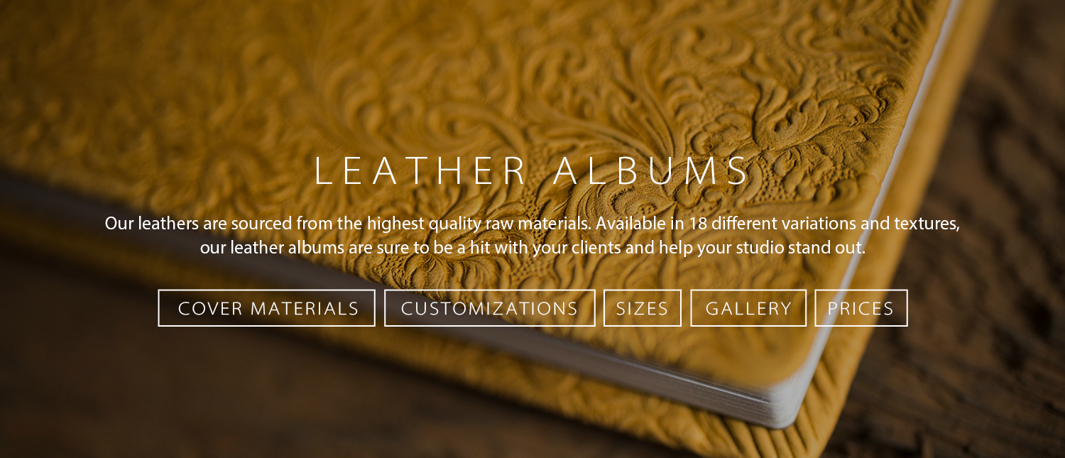 Salvatore Cincotta Collection Leather Albums