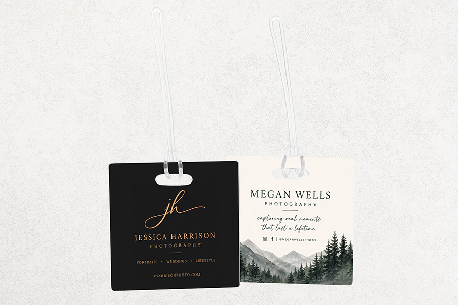 Square Bag Tags